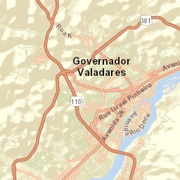 Governador Valadares Street Map
