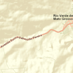 Rio Verde de Mato Grosso Street Map