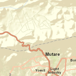 Mutare Street Map