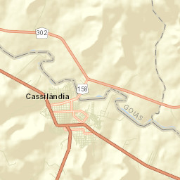 Cassilândia Street Map