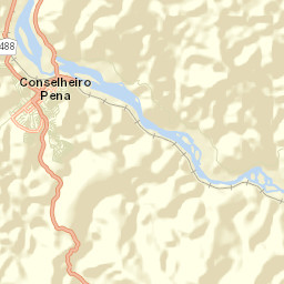 Conselheiro Pena Street Map