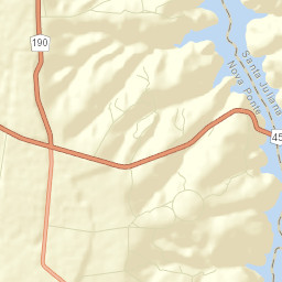 Nova Ponte Street Map