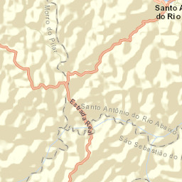 Santo Antônio do Rio Abaixo Street Map