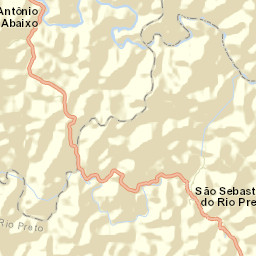 São Sebastião do Rio Preto Street Map