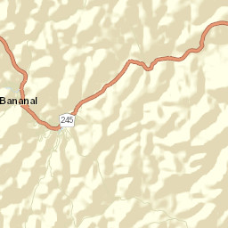 Rio Bananal Street Map