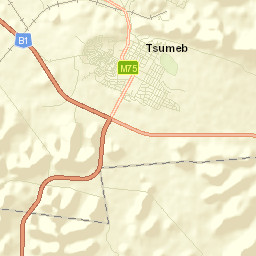 Tsumeb Street Map
