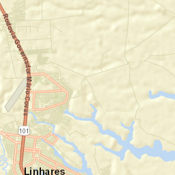 Linhares Street Map