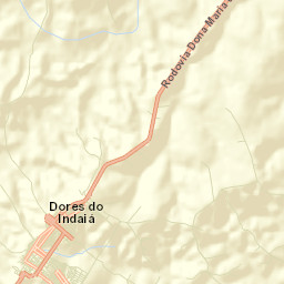 Dores do Indaiá Street Map