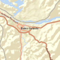 Baixo Guandu Street Map