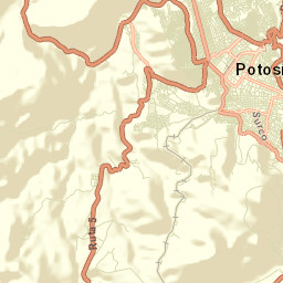 Potosí Street Map