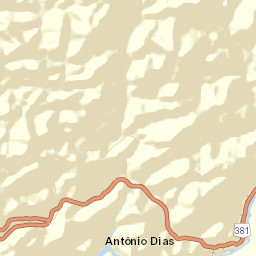 Antônio Dias Street Map