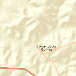 Comendador Gomes Street Map
