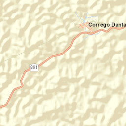 Córrego Danta Street Map