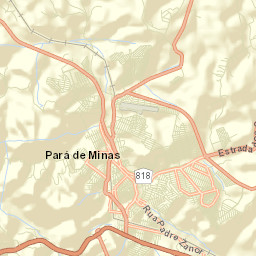 Pará de Minas Street Map