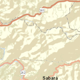 Sabará Street Map