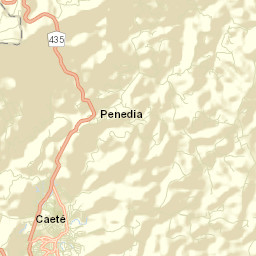 Caeté Street Map