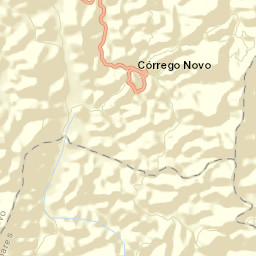 Córrego Novo Street Map