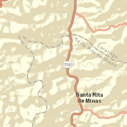 Santa Rita de Minas Street Map