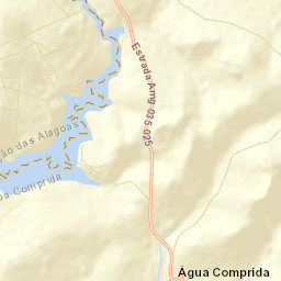 Água Comprida Street Map