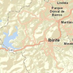 Ibirité Street Map