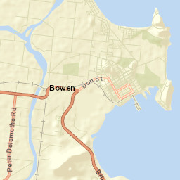 Bowen Street Map