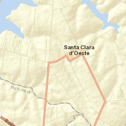 Santa Clara d'Oeste Street Map