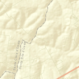 Santa Rita d'Oeste Street Map