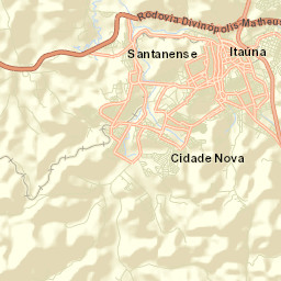 Itaúna Street Map
