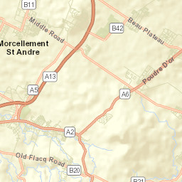 Plaine des Papayes Street Map