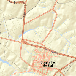 Santa Fé do Sul Street Map