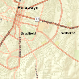 Bulawayo Street Map