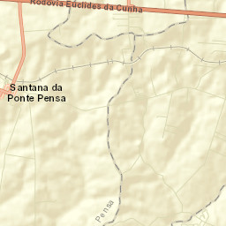Santa Salete Street Map