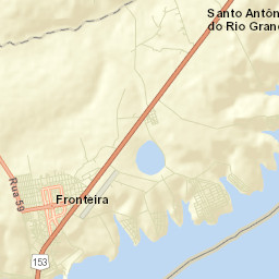 Fronteira Street Map