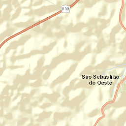 São Sebastião do Oeste Street Map
