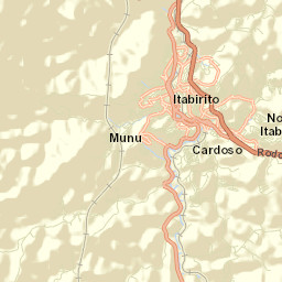 Itabirito Street Map