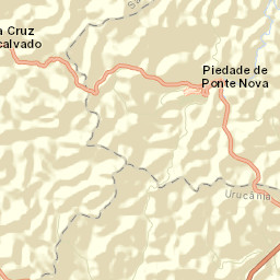 Piedade de Ponte Nova Street Map