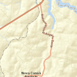 Nova Canaã Paulista Street Map