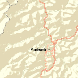 Manhumirim Street Map