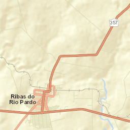 Ribas do Rio Pardo Street Map