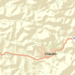 Cláudio Street Map