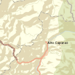 Alto Caparaó Street Map