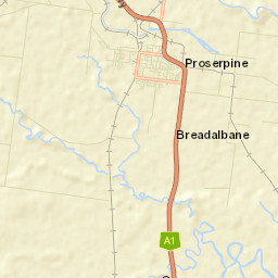 Proserpine Street Map