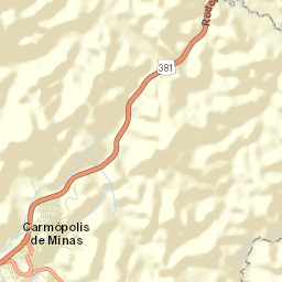 Carmópolis de Minas Street Map