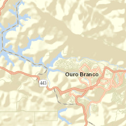 Ouro Branco Street Map