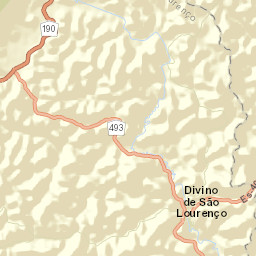 Divino de São Lourenço Street Map