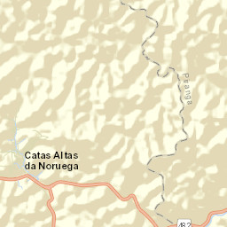 Catas Altas da Noruega Street Map
