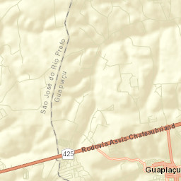 Guapiaçu Street Map