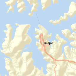 Guapé Street Map