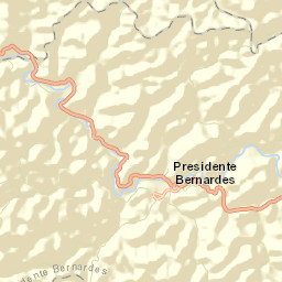 Presidente Bernardes Street Map