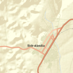 Sidrolândia Street Map
